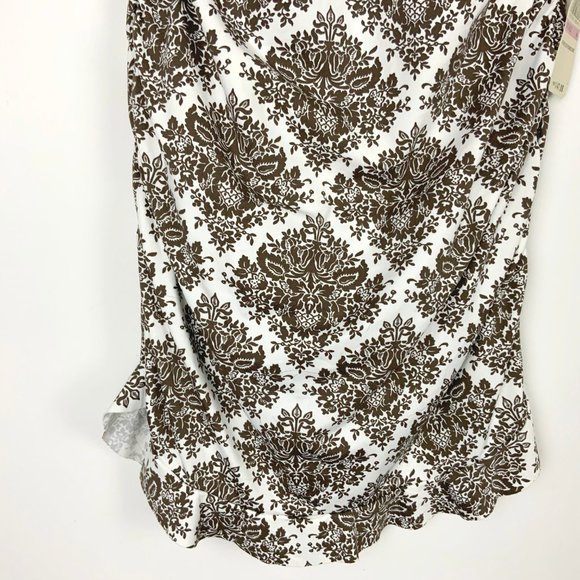 New Tommy Bahama One-Piece Swimsuit White/ Taupe Size 6 - Picture 6 of 16